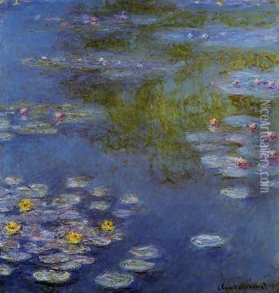 Water-Lilies 17 Oil Painting - Claude Oscar Monet