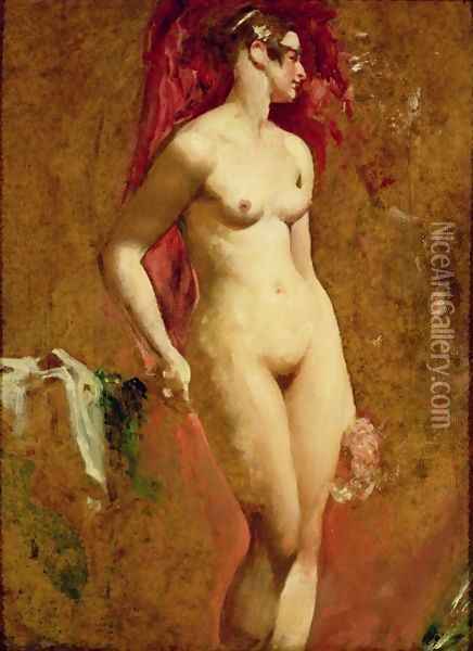 Standing Nude 2 Oil Painting - William Etty