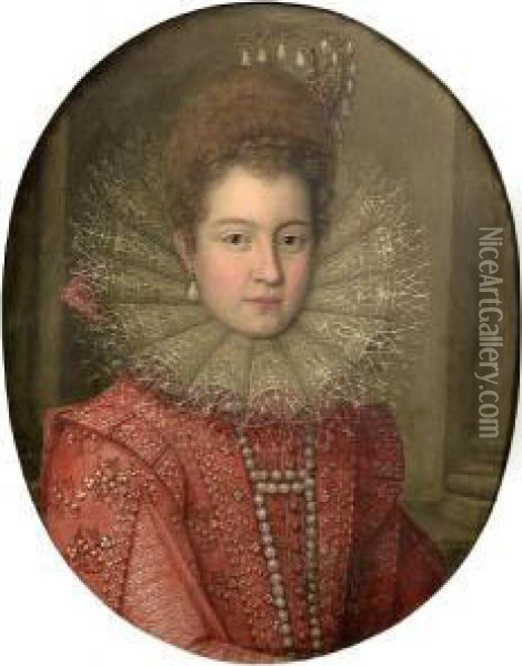 Portrait Of A Noblewoman Oil Painting - Scipione Pulzone