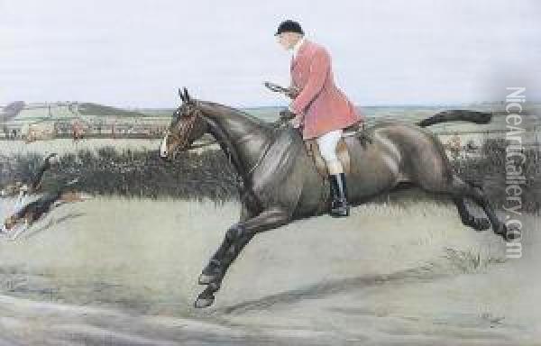 The Earl Of Lonsdale Oil Painting - Cecil Charles Aldin