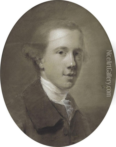 Portrait Of Bernard Smith Ward Oil Painting - Thomas Hickey