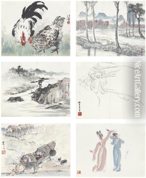 Various Subjects Oil Painting - Xu Beihong