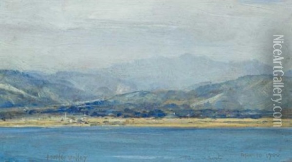 Hutt Valley Oil Painting - Thomas William Roberts