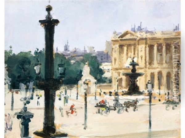 Paris Oil Painting - Charles Stuart Forbes
