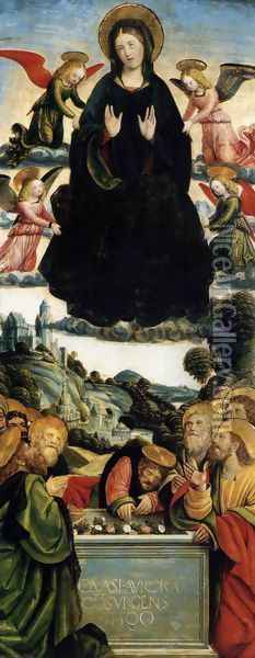 The Assumption of the Virgin 1500 Oil Painting - Defendente Ferrari