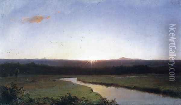 Sunrise Oil Painting - Frederic Edwin Church
