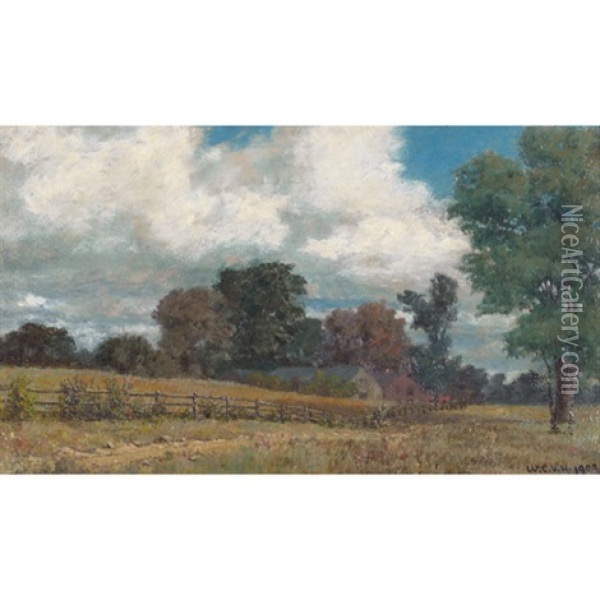 Near Woodstock, Near New Brunswick Oil Painting - William Cornelius Van Horne