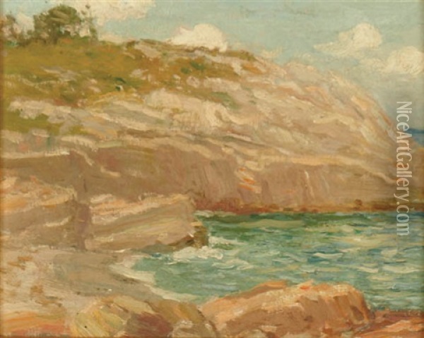 Coastal Scene - Ogunquit Maine Oil Painting - William S. Robinson