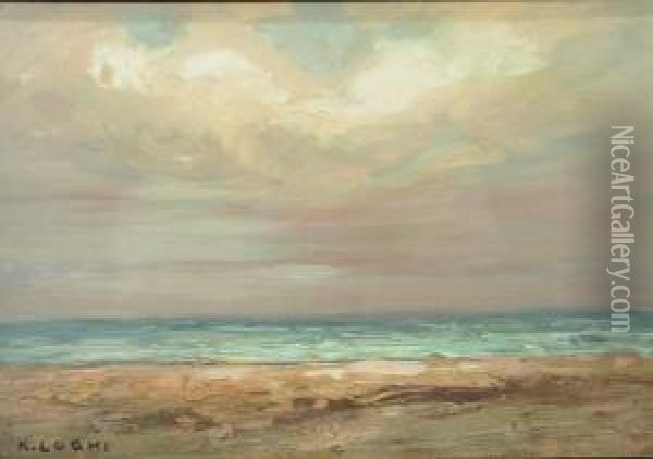 Desert Shore Oil Painting - Kimon Loghi