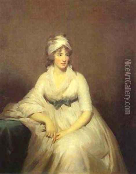 Portrait Of Isabella Mcleod Mrs James Gregory 1798 Oil Painting - Sir Henry Raeburn