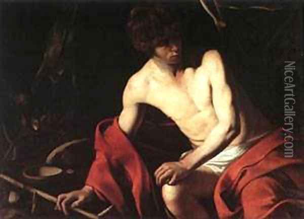 St John the Baptist1 Oil Painting - Michelangelo Merisi Da Caravaggio