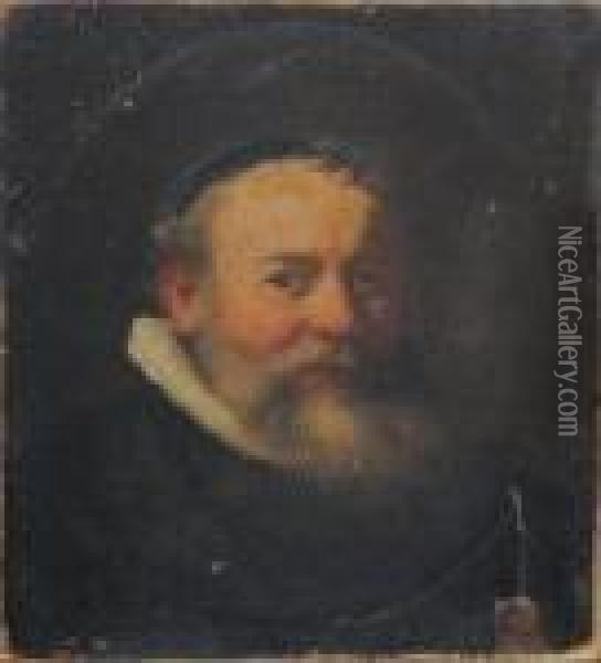 Head Of A Man Oil Painting - Rembrandt Van Rijn
