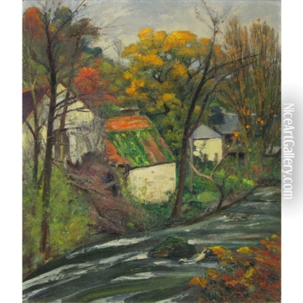 Crozant, Les Moulins Oil Painting - Alfred Smith