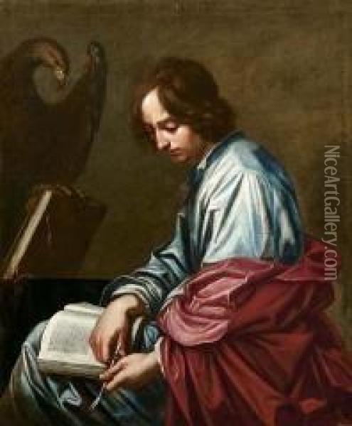 San Giovanni Evangelista Oil Painting - Pietro Dandini