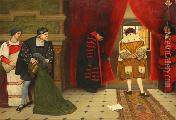 The Petition Oil Painting - James Dromgole Linton