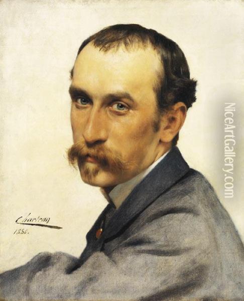 Portrait D'homme Oil Painting - Theobald Chartran