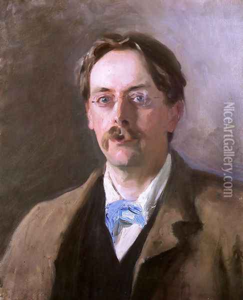 Sir Edmund Gosse Oil Painting - John Singer Sargent