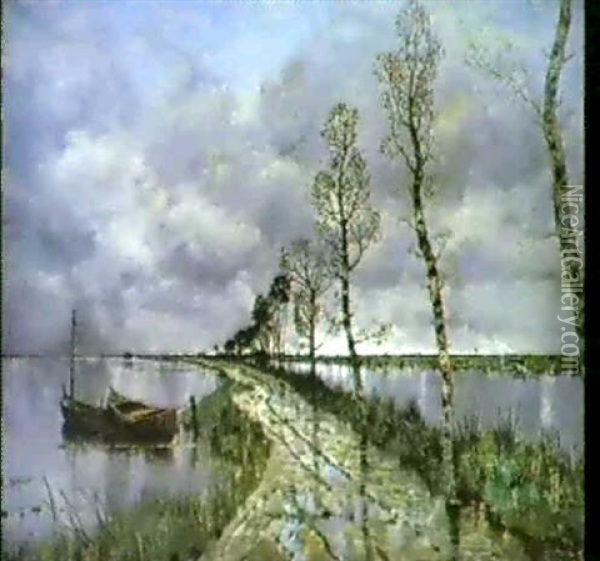 Landschaft In Ostpreussen Oil Painting - Karl Heffner