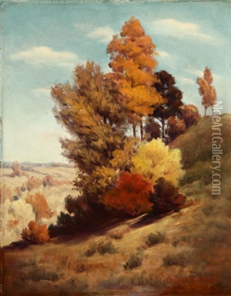 Southern California Canyon Oil Painting - Benjamin Chambers Brown