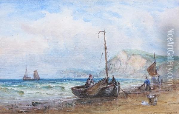Near Hastings Oil Painting - John Francis Branegan