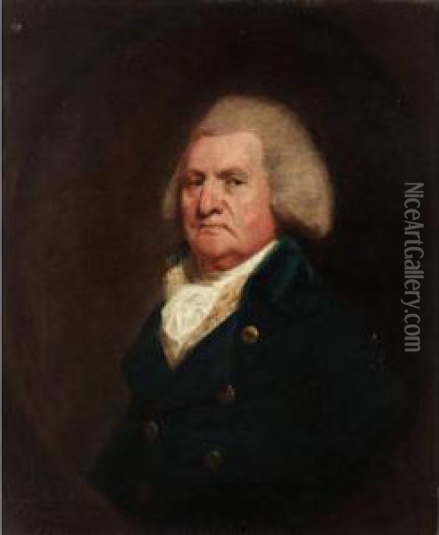 Portrait Of A Gentleman Oil Painting - Thomas Beach
