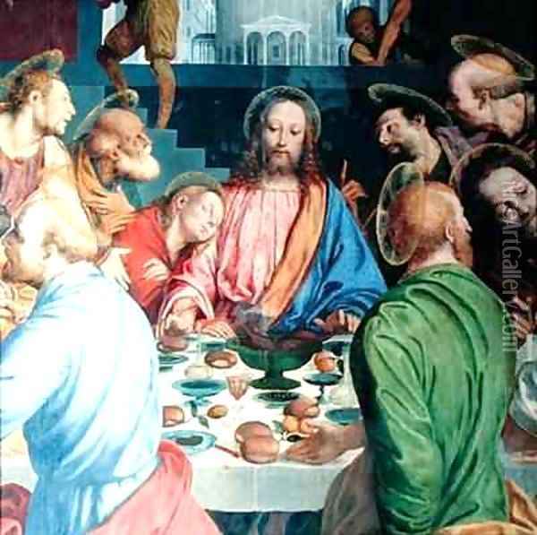 The Last Supper detail of Christ Oil Painting - Gaudenzio Ferrari