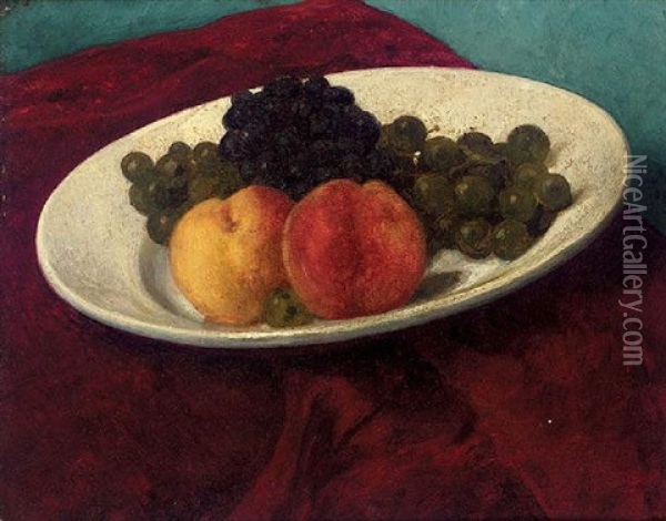 Study Of Fruit Oil Painting - Edward John Poynter