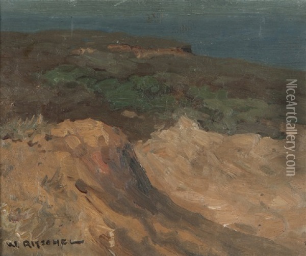 Along The Rim Of The Pacific Oil Painting - William Ritschel