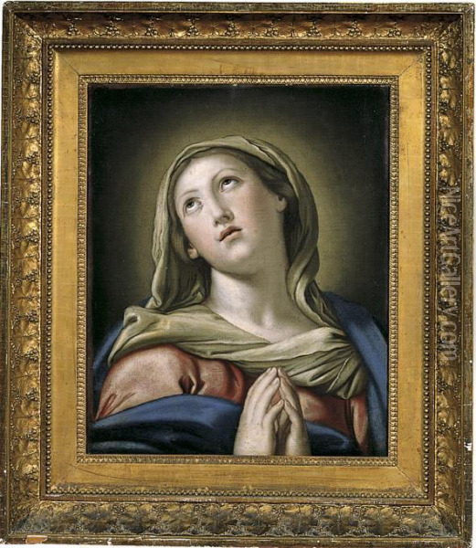 Sassoferrato 1609 - Roma 1685 Oil Painting - Giovanni Battista Salvi