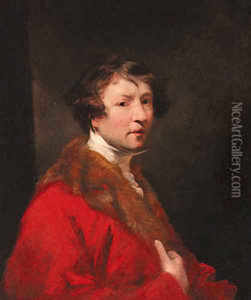 Portrait of the Artist Oil Painting - Sir Joshua Reynolds