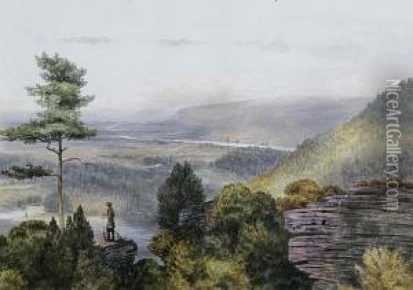 Views Of The Susquehanna River Oil Painting - William McIlvaine