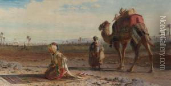 La Illah Ill Allah ( Oil Painting - Carl Haag