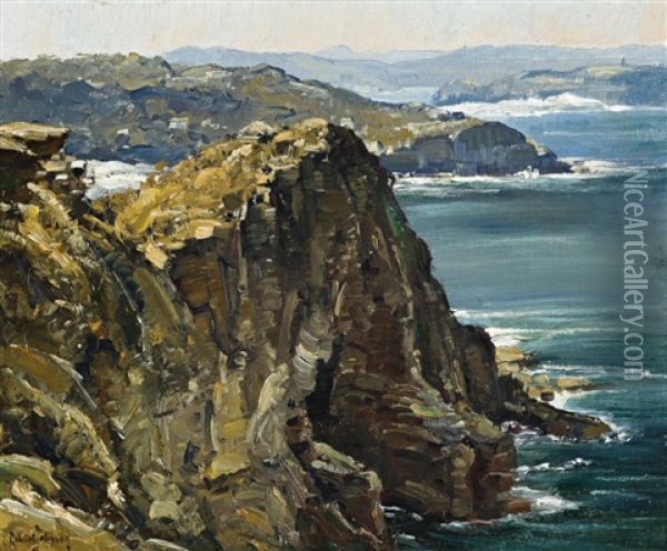 North Of Avalon, Sydney, New South Wales Oil Painting - Robert Johnson