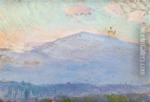Mt. Monadnock Oil Painting - Ellen Day Hale