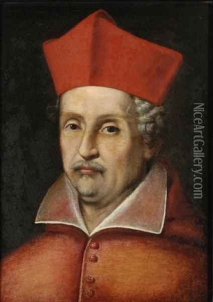 Bildnis Eines Kardinals Oil Painting - Antonis Mor Van Dashorst