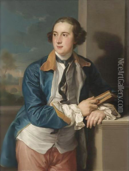 Portrait Of William Legge, 2nd Earl Of Darmouth (1731-1801) Oil Painting - Pompeo Gerolamo Batoni