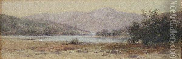 Elizabeth Lake, Yosemite Oil Painting - Henry Koch