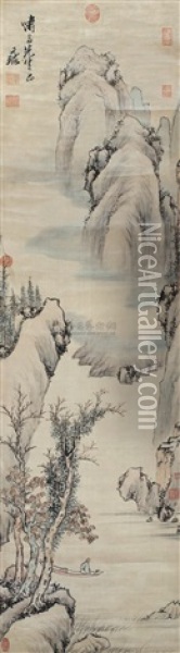Landscape Oil Painting -  Ni Yuanlu
