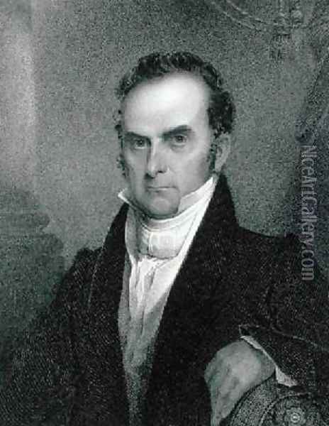 Daniel Webster 1782-1852 Oil Painting - James Barton Longacre