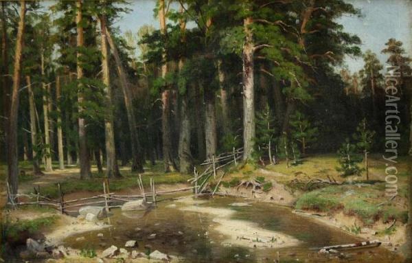 Kiefern-mastenwald In Der Provinz Viatka Oil Painting - Ivan Shishkin