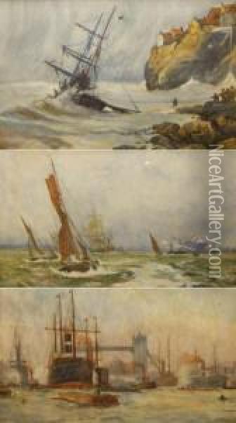 Shipping Scenes Oil Painting - Henry Smith Mount
