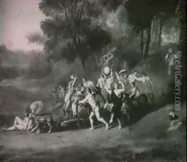 The Triumph Of Bacchus Oil Painting - Gerard de Lairesse