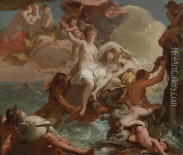 The Triumph Of Venus Oil Painting - Gaetano Gandolfi