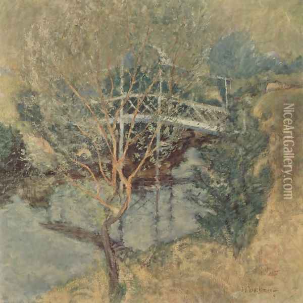 The White Bridge, 1895 Oil Painting - Henry Tonks