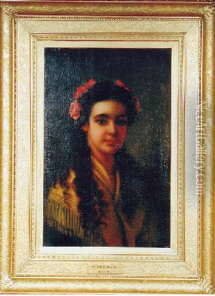 Carmencita Oil Painting - George Henry Hall