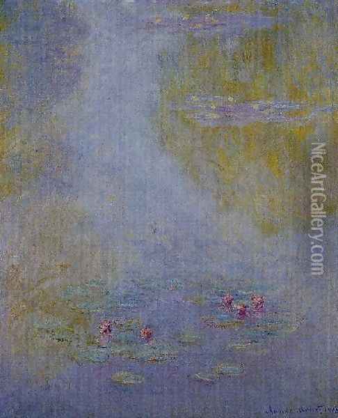 Water Lilies22 Oil Painting - Claude Oscar Monet