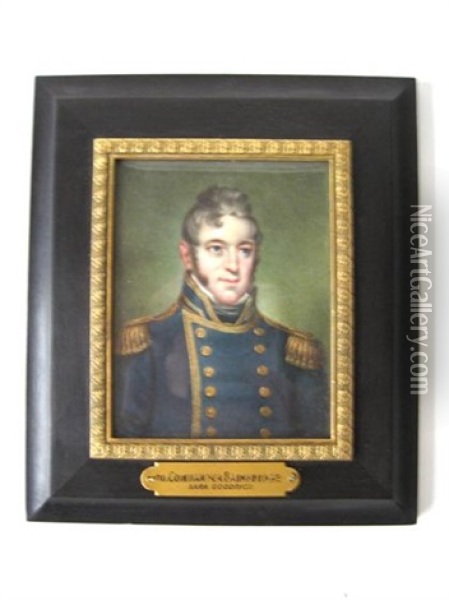 Portrait Of Commander William Bainbridge Oil Painting - Sarah Goodridge
