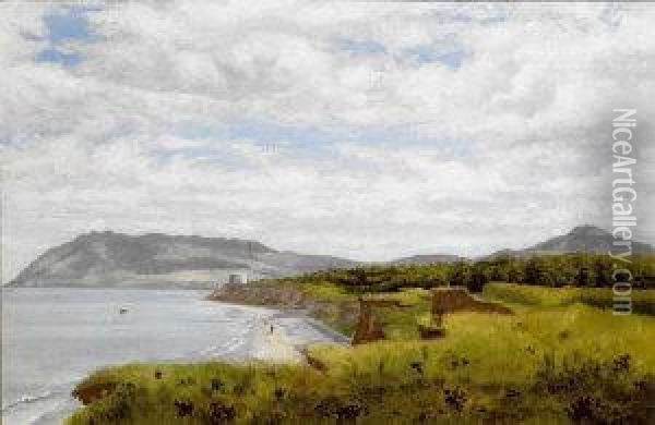 Killiney Beach Oil Painting - Richard Thomas Moynan