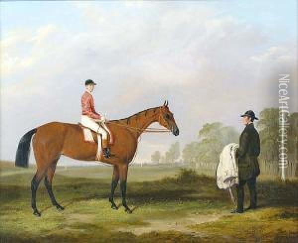 A Sure Winner Oil Painting - Thomas W. Bretland