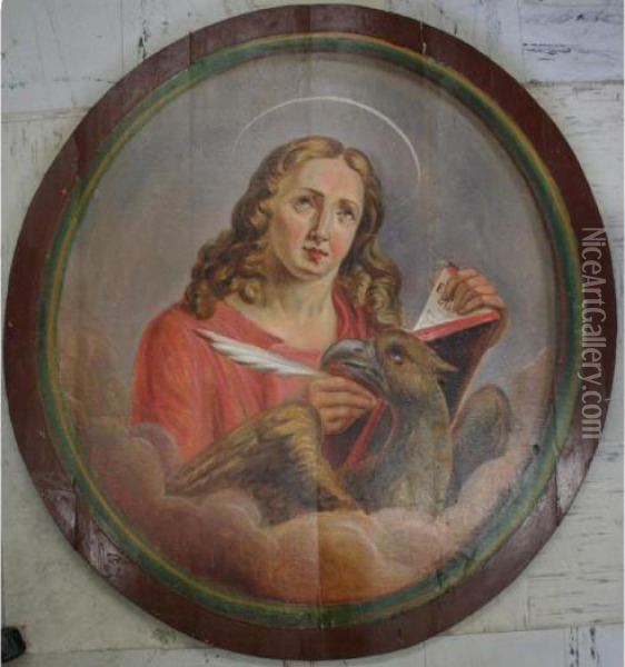 St. Matthew Oil Painting - Sir James Thornhill